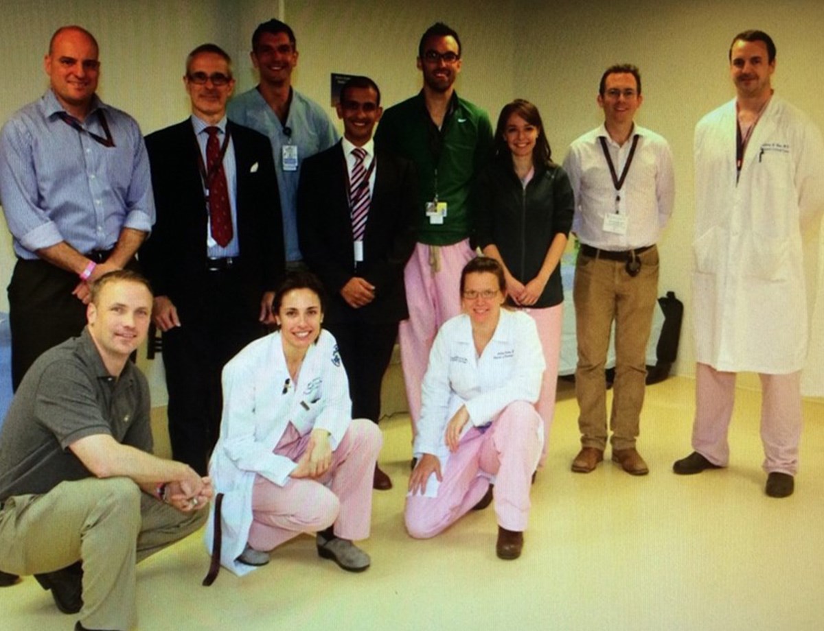 2016 photo of doctors and participants from the Basic Endovascular Skills for Trauma (BEST) course 